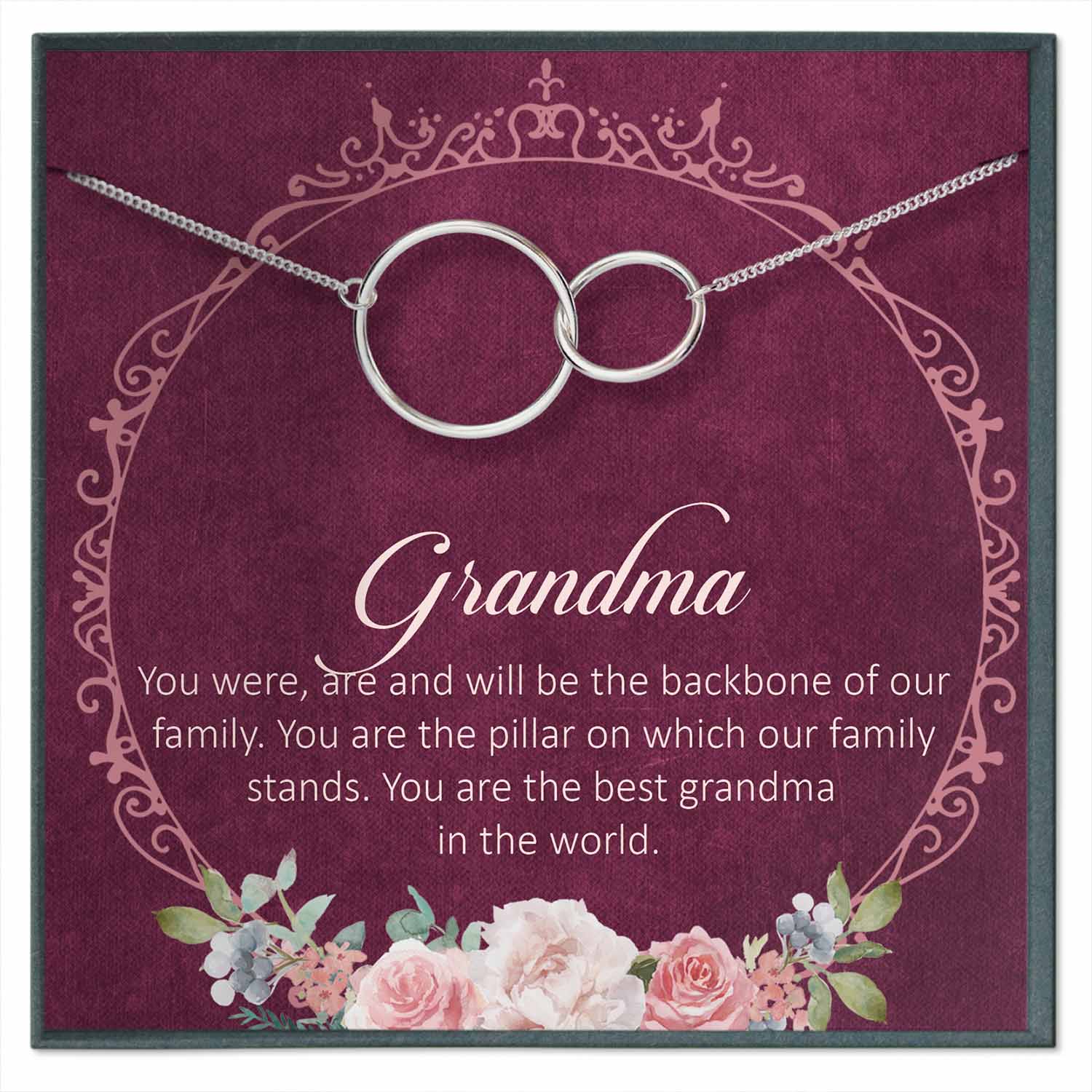 Grandma Gift Necklace - Grace of Pearl