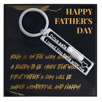 Happy Fathers Day Keychain Gift - Grace of Pearl