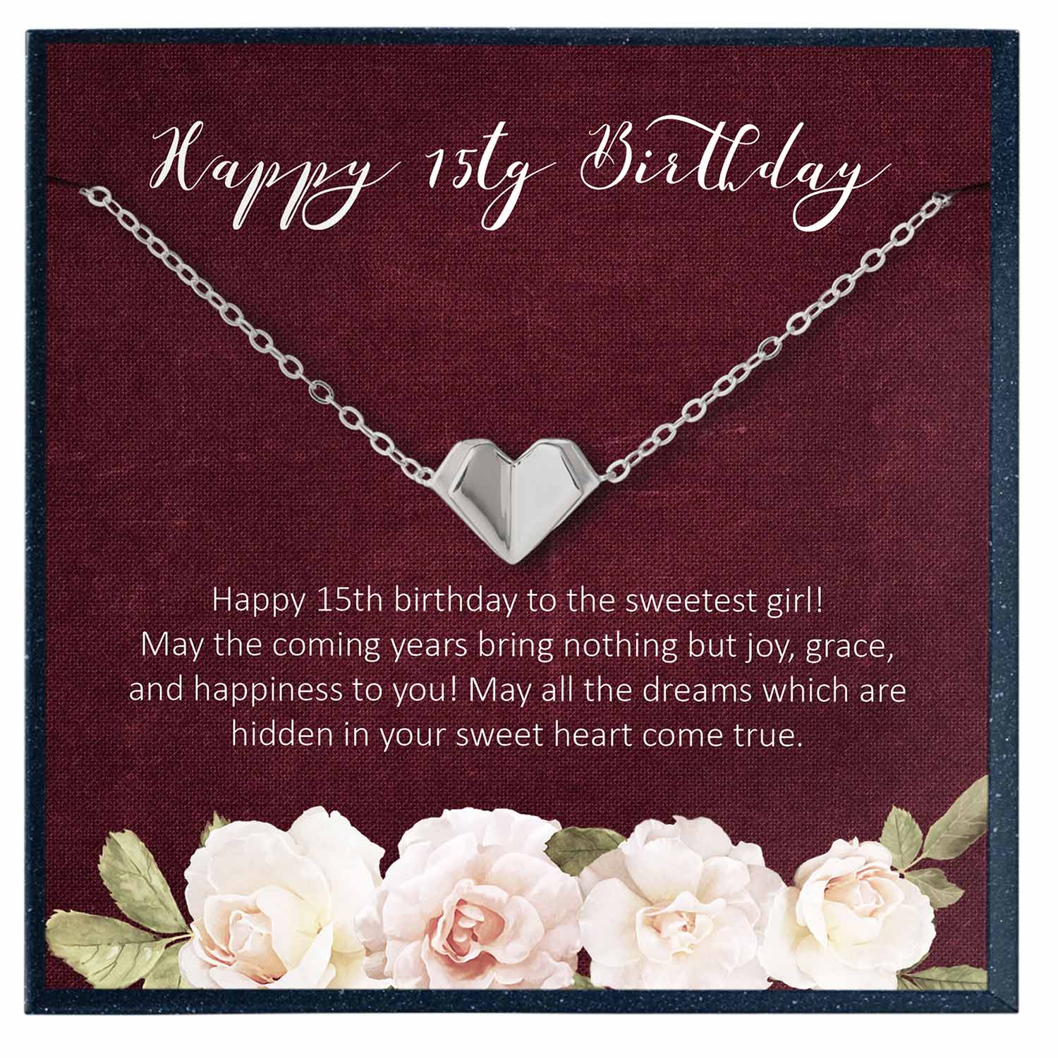 15th Birthday Gift for 15 Year Old Girl - Grace of Pearl