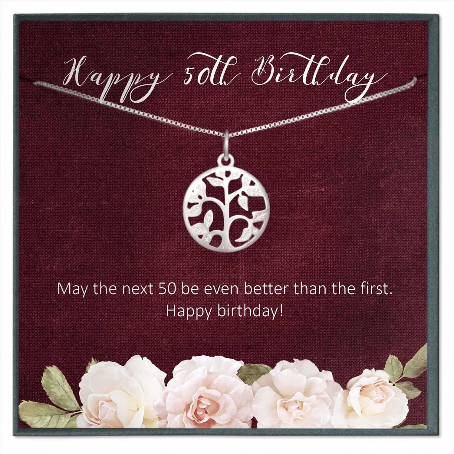 50th Birthday Gift for 50 Year Old Women - Grace of Pearl