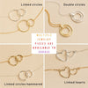 a collage of different types of necklaces