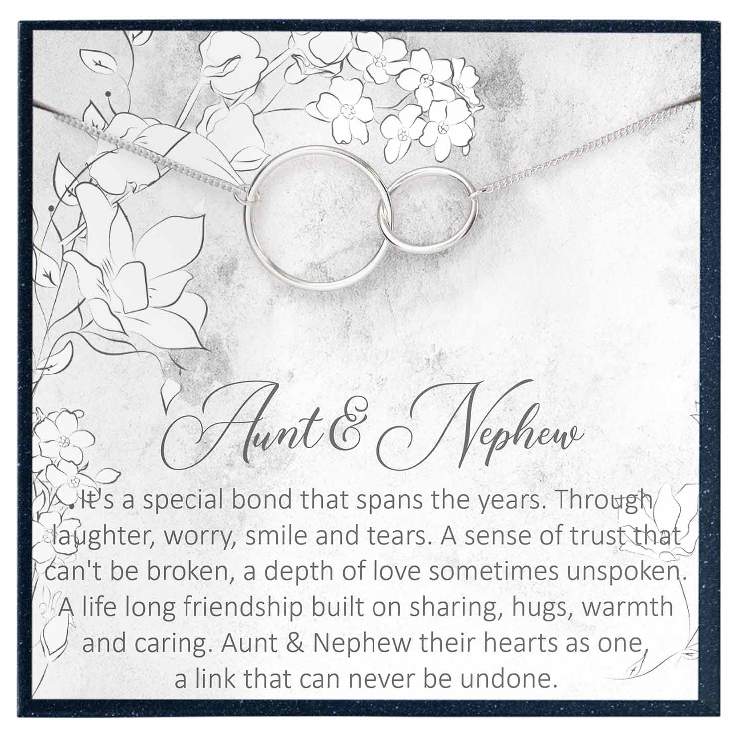 Aunt Nephew Necklace Gift for Aunt - Grace of Pearl