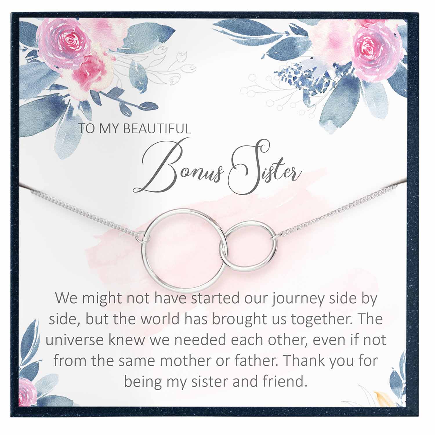 Bonus Sister Gift from Sister in Law, Bonus Sister Necklace Gift - Grace of Pearl