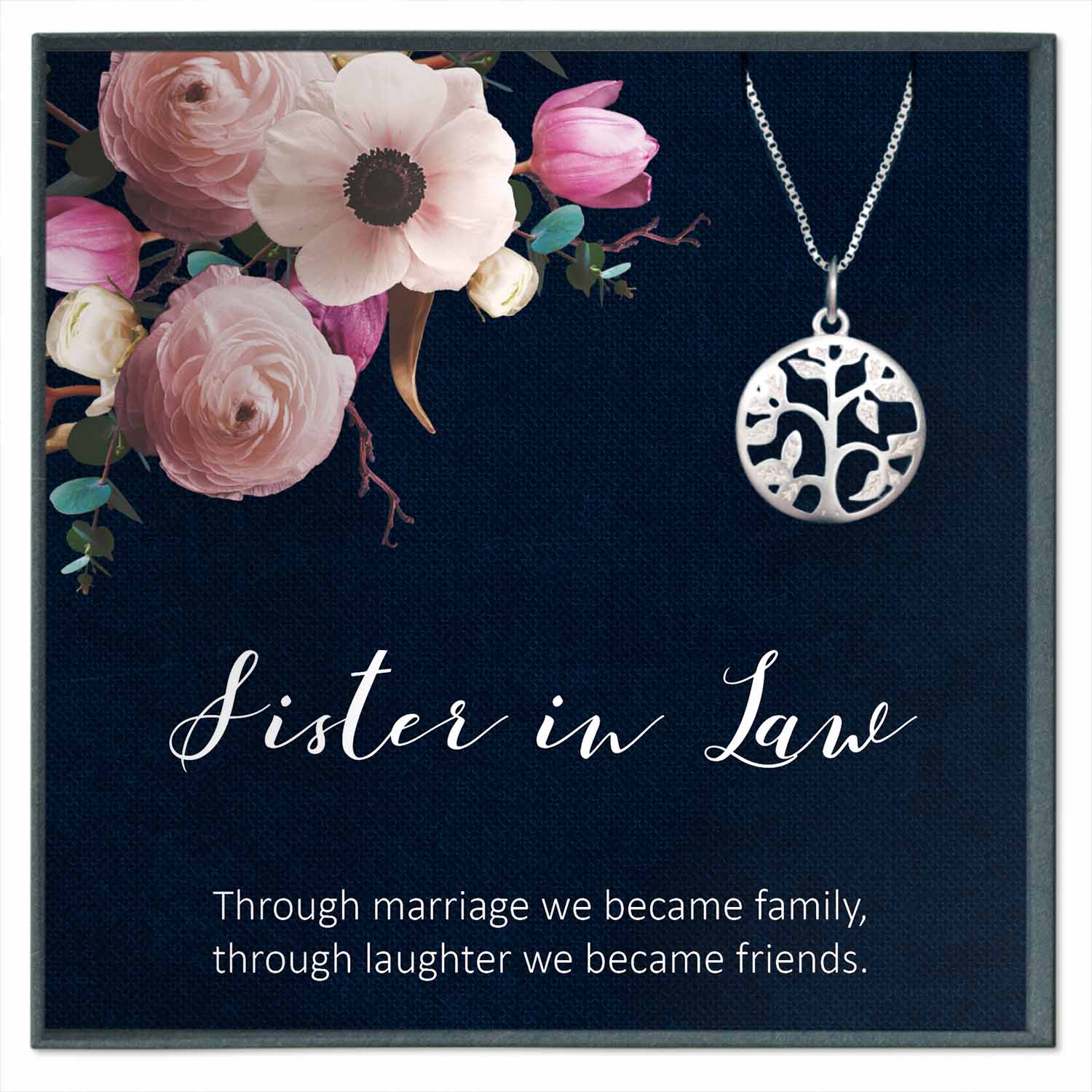 Sister in Law Wedding Gift from Sister in Law Necklace Grace of Pearl