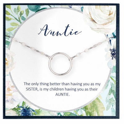 Auntie Gift, Auntie Necklace - Grace of Pearl