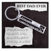 Best Dad Ever Keychain Gift - Grace of Pearl