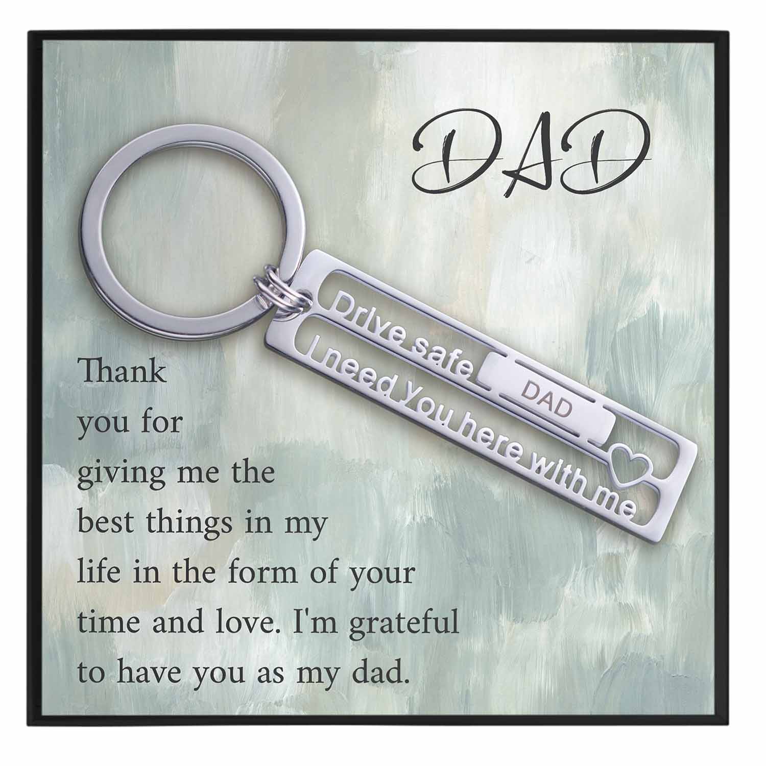 Best Dad Keychain Gift - Grace of Pearl