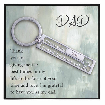 Best Dad Keychain Gift - Grace of Pearl