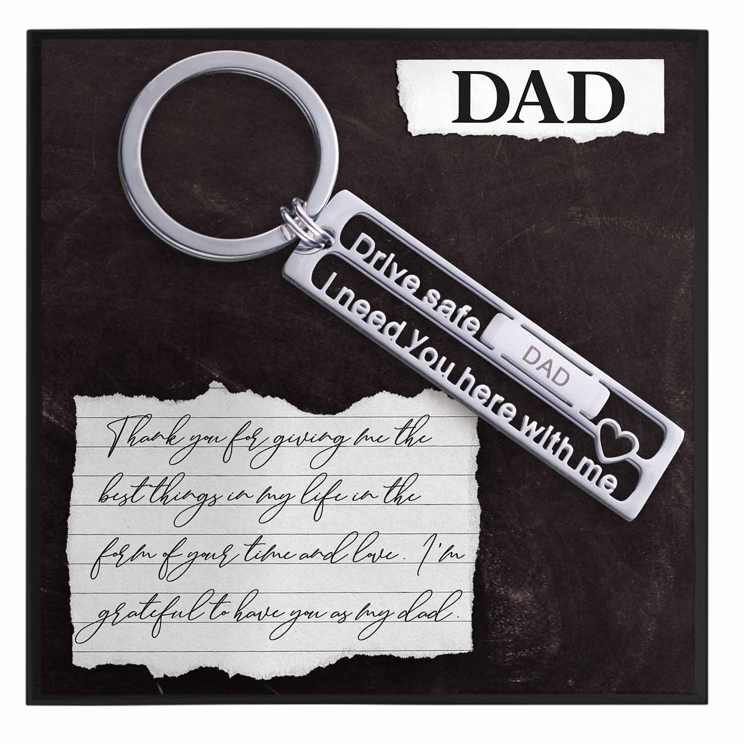 Best Dad Keychain Gift - Grace of Pearl