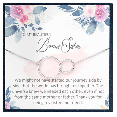 Bonus Sister Gift from Sister in Law, Bonus Sister Necklace Gift - Grace of Pearl
