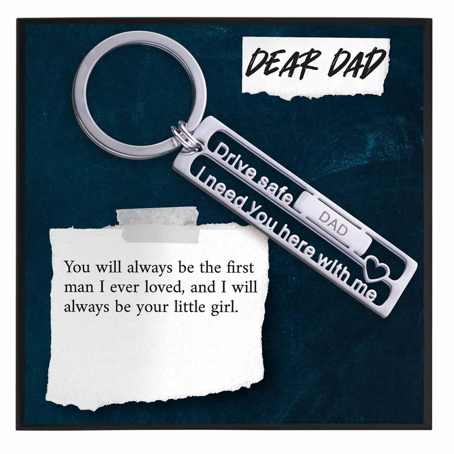 Dad Gift From Keychain Daughter - Grace of Pearl