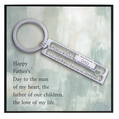 Fathers Day Gift For Keychain Dad - Grace of Pearl