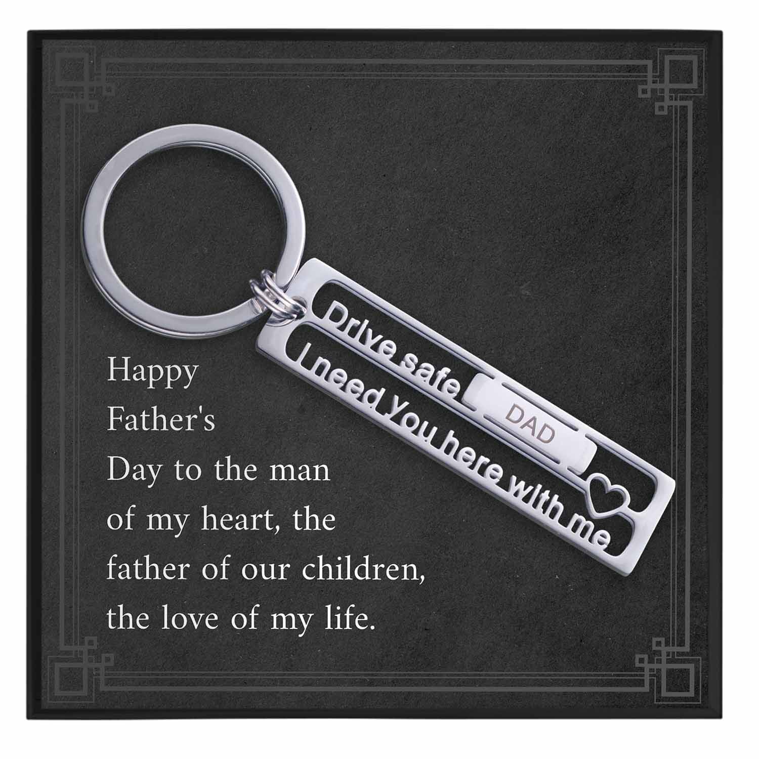 Fathers Day Gift For Keychain Dad - Grace of Pearl