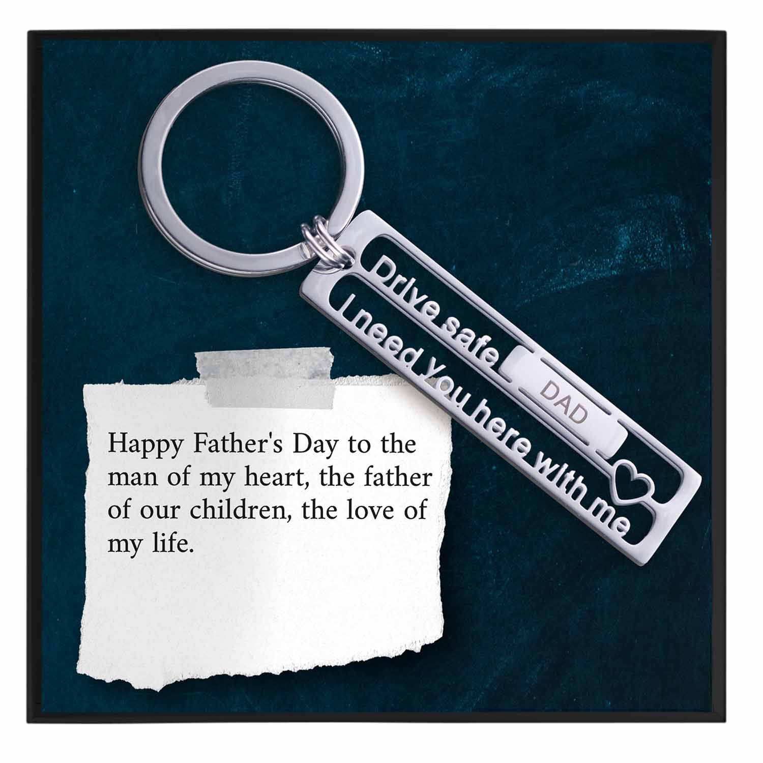 Fathers Day Gift For Keychain Dad - Grace of Pearl