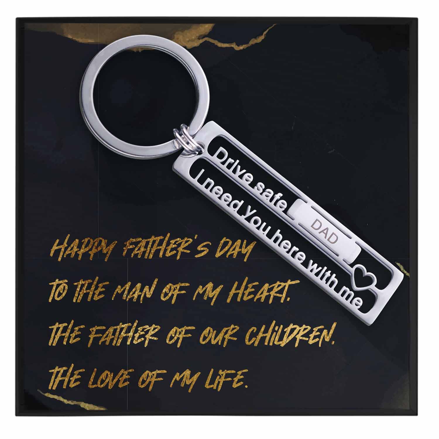 Fathers Day Gift For Keychain Dad - Grace of Pearl
