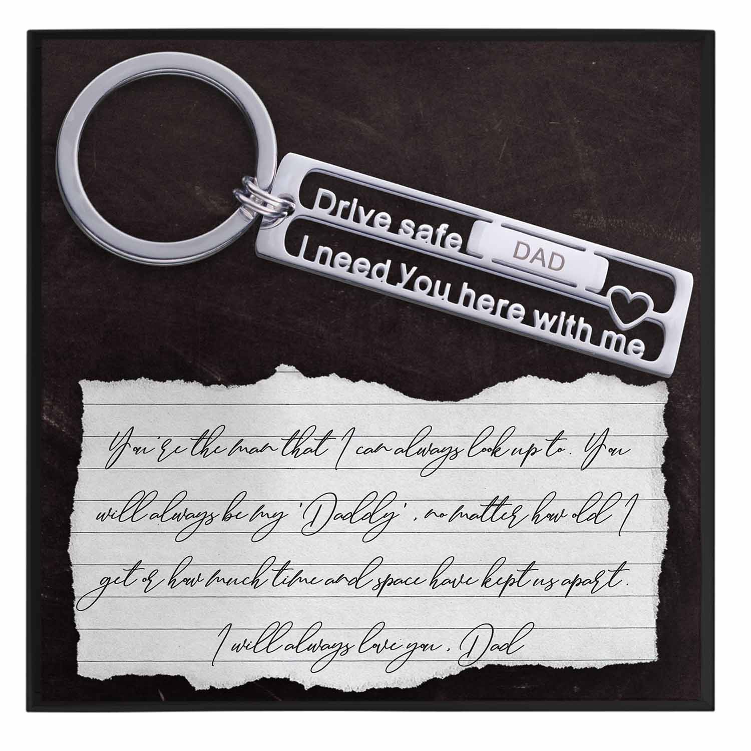 Fathers Day Gift For Keychain Husband - Grace of Pearl