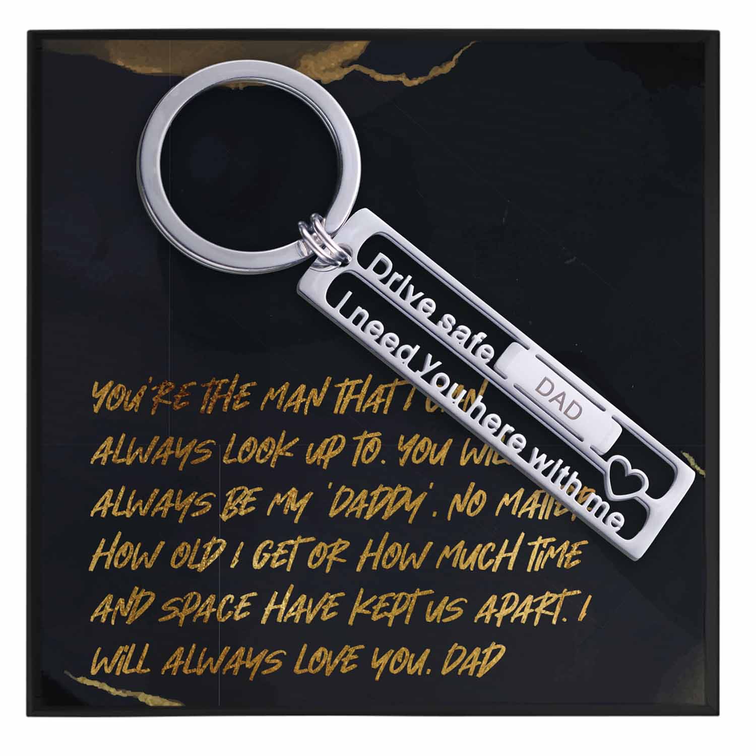 Fathers Day Gift For Keychain Husband - Grace of Pearl