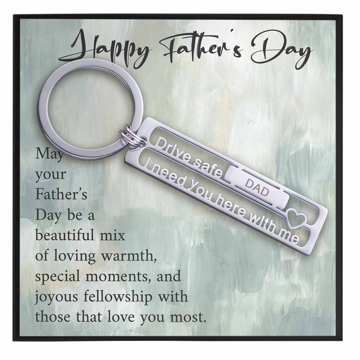 Fathers Day Keychain Gift