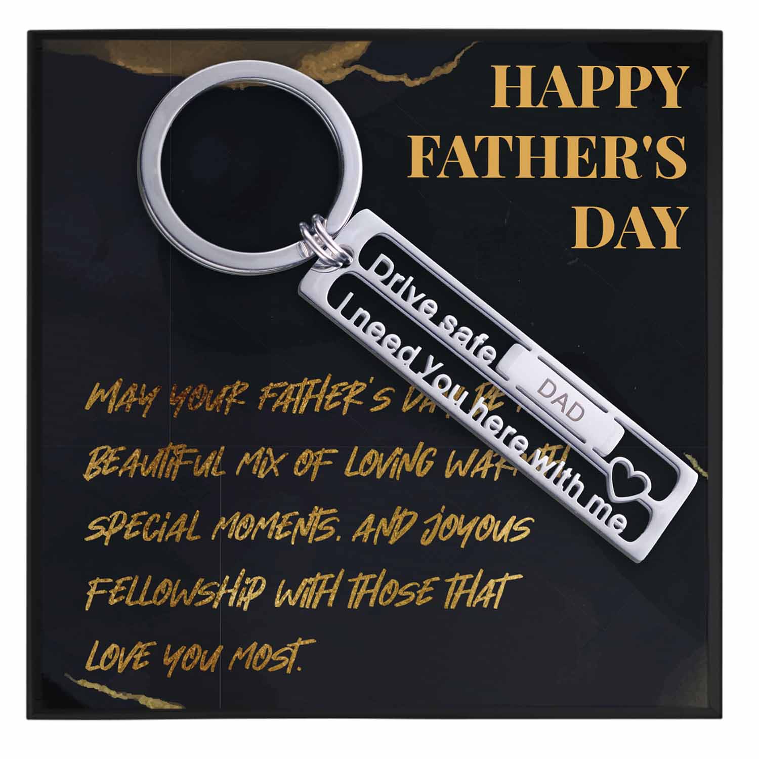 Fathers Day Keychain Gift - Grace of Pearl
