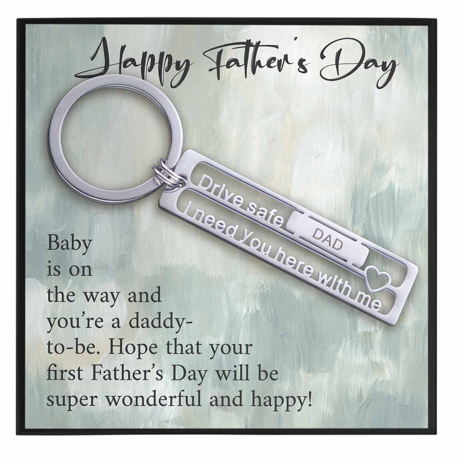 Happy Fathers Day Keychain Gift - Grace of Pearl
