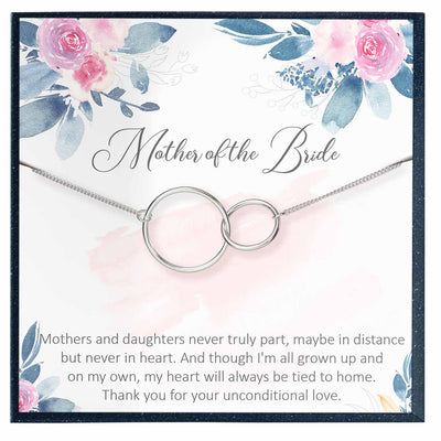 Mother of the Bride Gift from Daughter, Mother of the Bride Necklace - Grace of Pearl