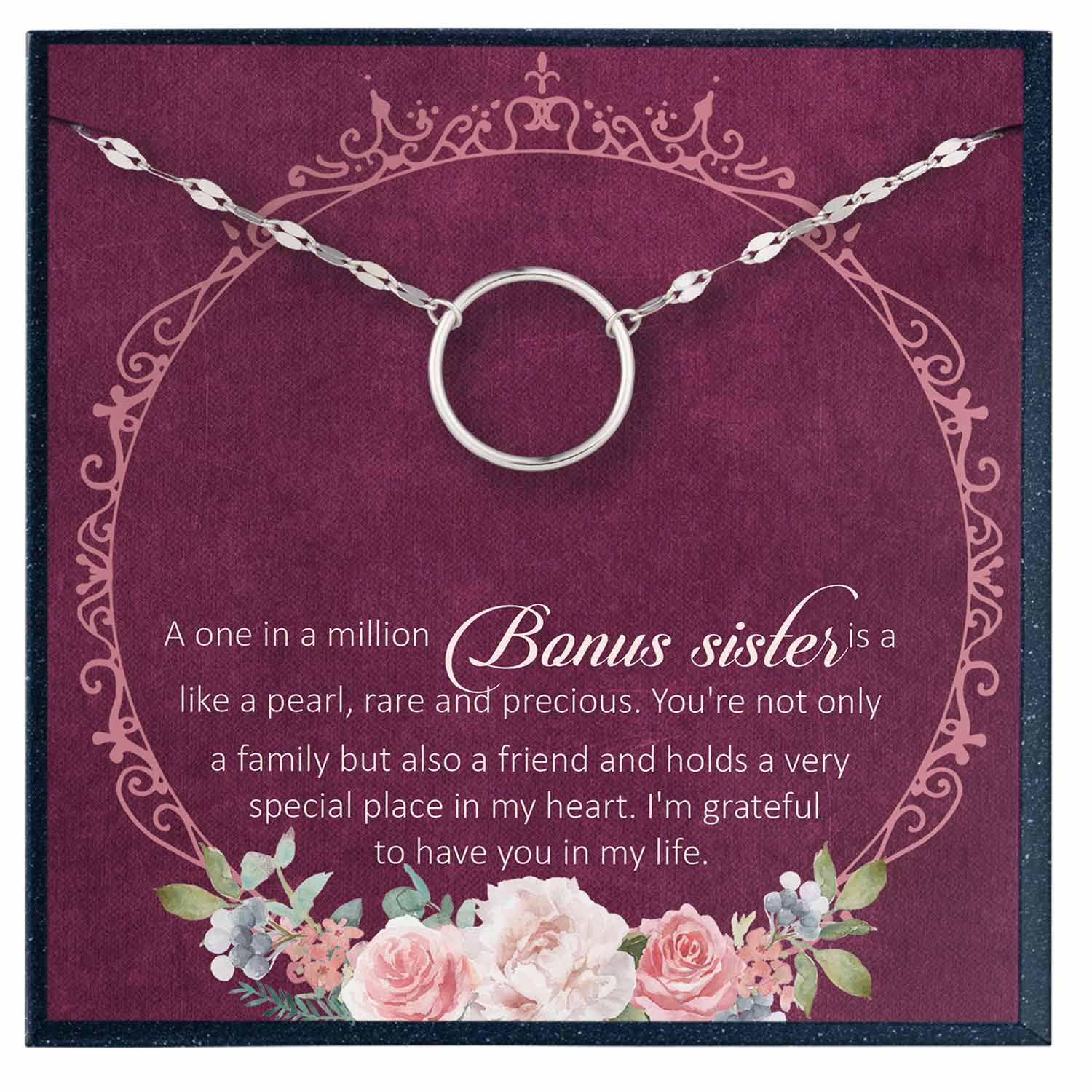 One in a Million Bonus Sister Gift for Sister in Law Bracelet Gift - Grace of Pearl
