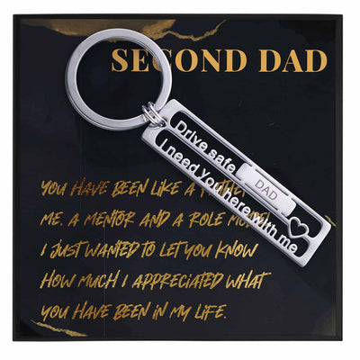 Second Dad Keychain Gift - Grace of Pearl