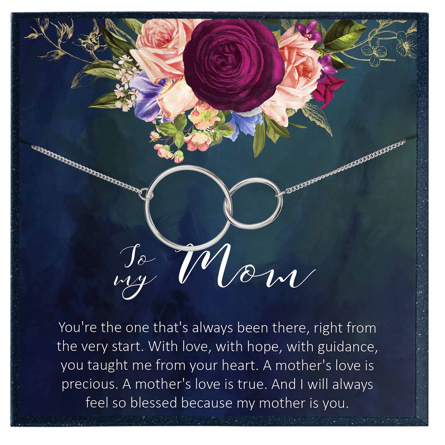 To My Mom Gift, Mother's Day Jewelry Gift for Mom